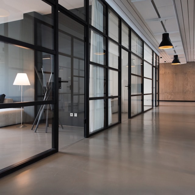Open-plan business office